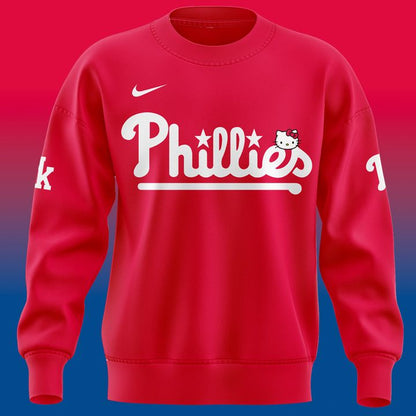 Limited Edition Philadelphia Phillies x Hello Kitty Night Sweatshirt 2026