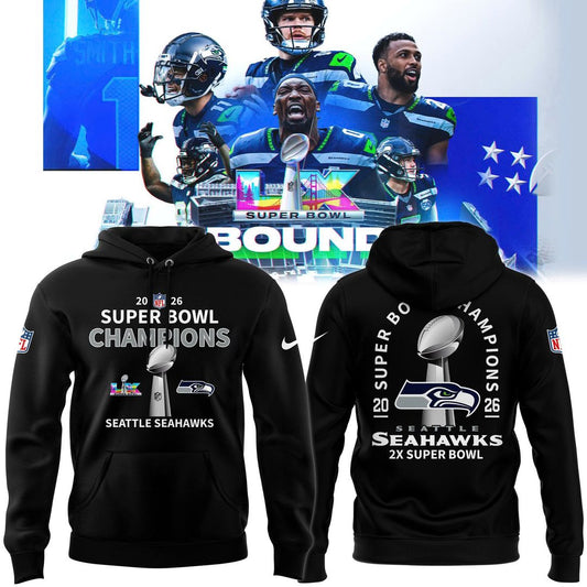 Seattle Seahawks Super Bowl LX Champions Limited Edition Hoodie