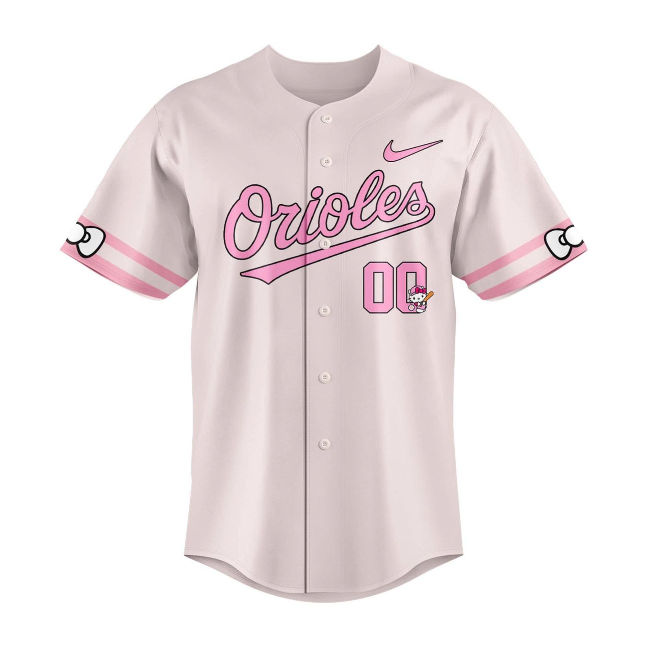 Hello Kitty x Baltimore Orioles Jersey