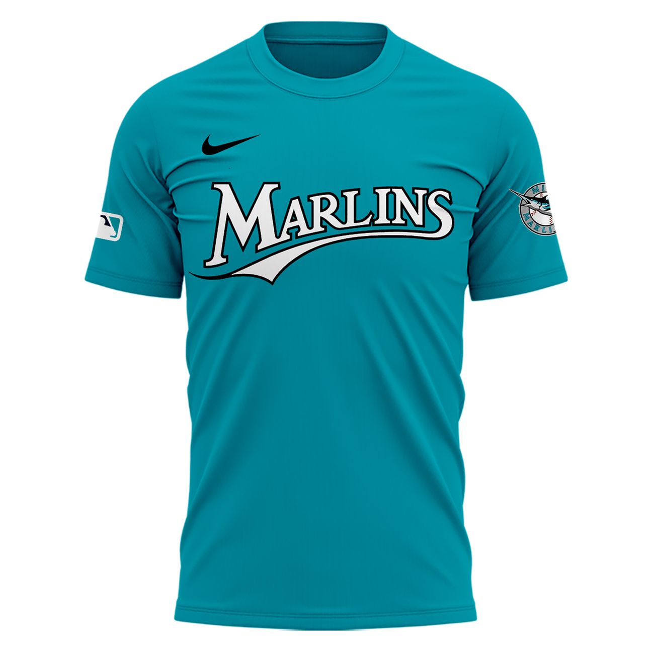 Miami Marlins Nike Teal Alternate Stadium Tshirt