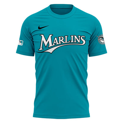 Miami Marlins Nike Teal Alternate Stadium Tshirt