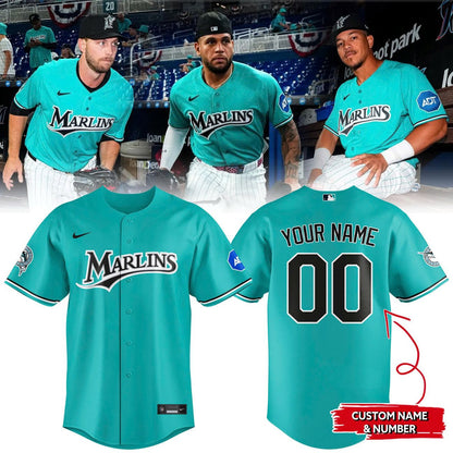 Exclusive Miami Marlins Jersey Custom for fans!
