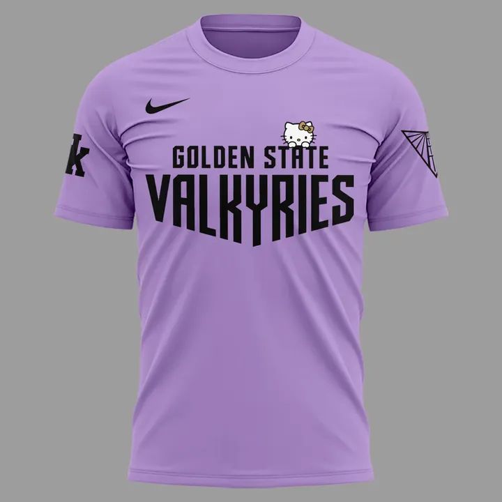 Special edition Golden State Valkyries x Hello Kitty T-Shirt for fans