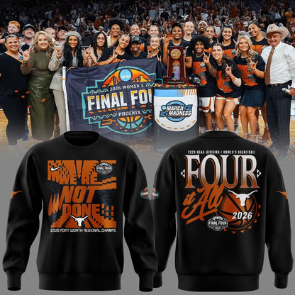 Texas Longhorns 2026 NCAA Women's Basketball Tournament March Madness Final Four SWEATSHIRT