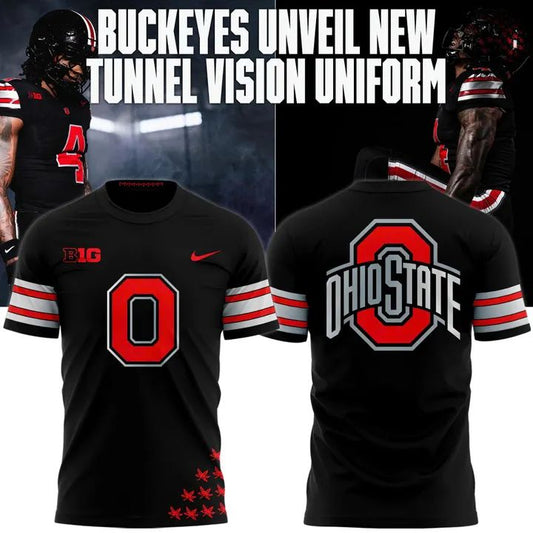 Ohio State Football New All-Black Tshirt