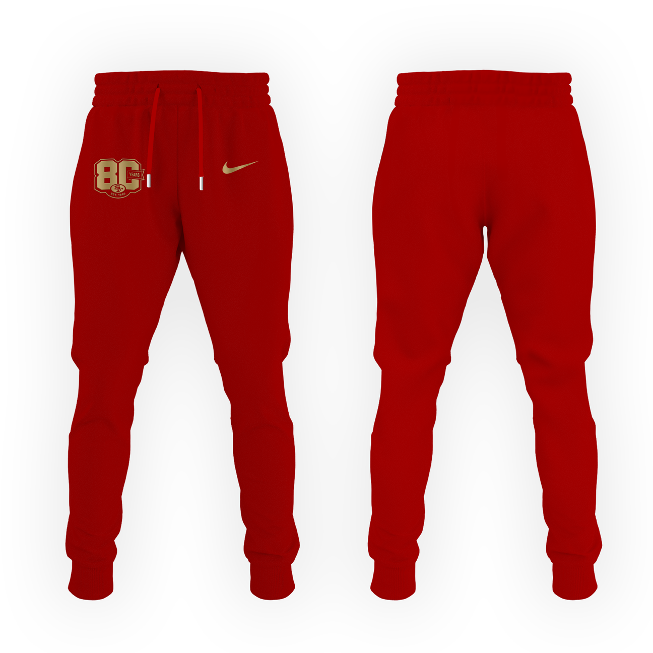 2026 Exclusive San Francisco 49ers 80th Year Anniversary Tshirt