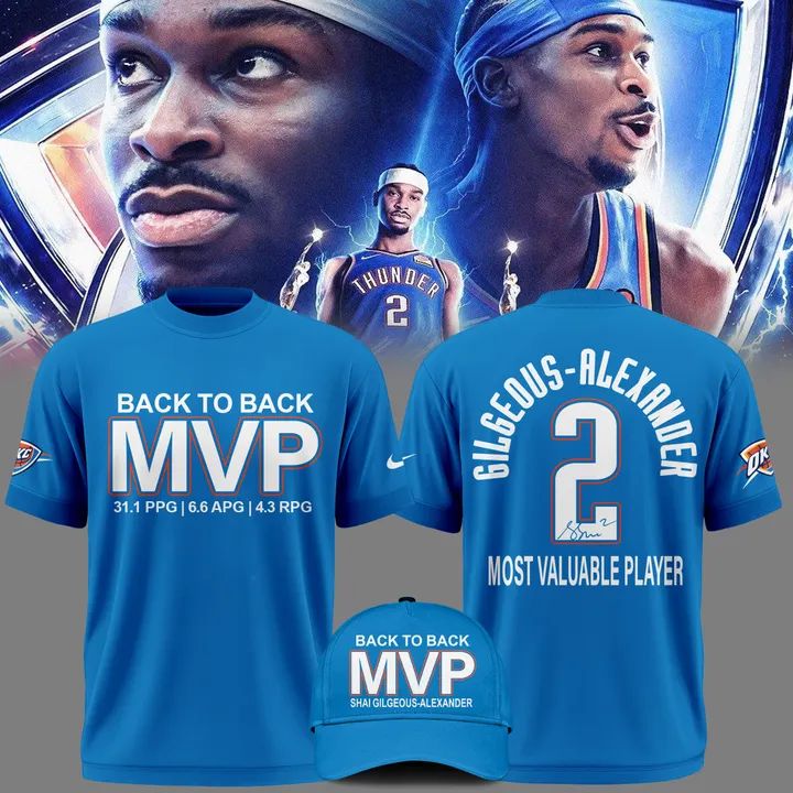 Limited Edition OKC Backtoback Mvp 25-26 Shirt