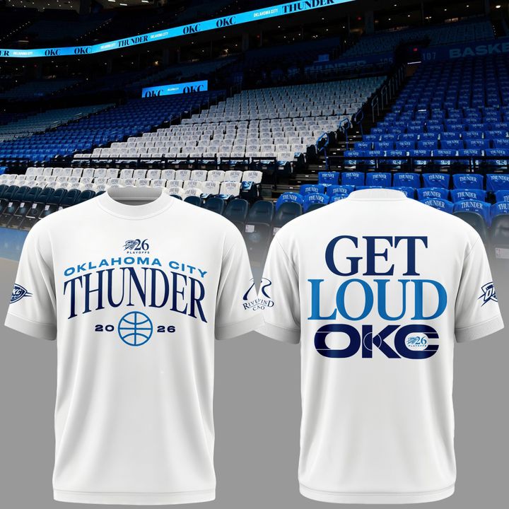 Oklahoma City Thunder Game 2 Of The Western Conference Finals White Tshirt 2026