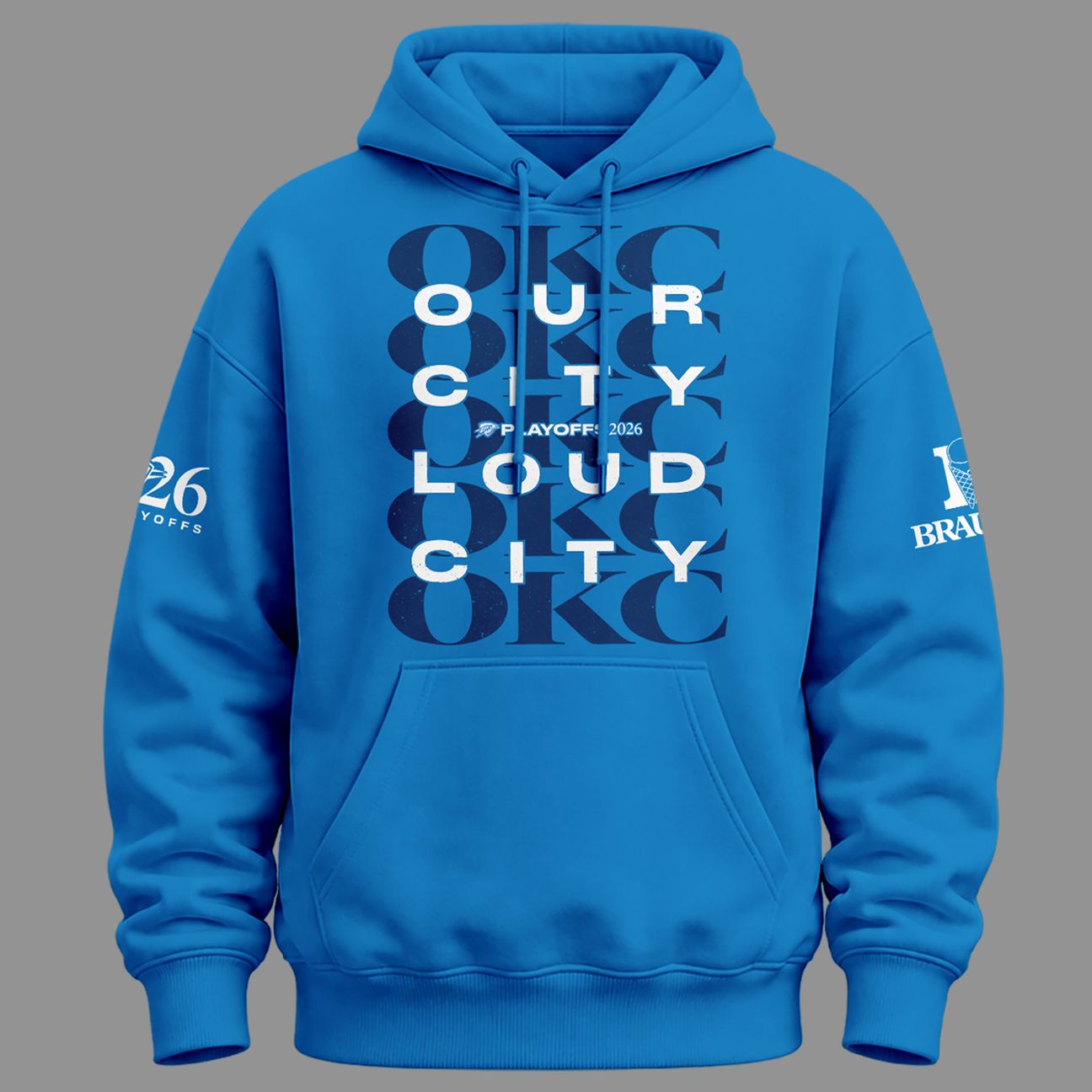 Game 7 OKC Thunder WCF "Our City Loud City" Hoodie 2026