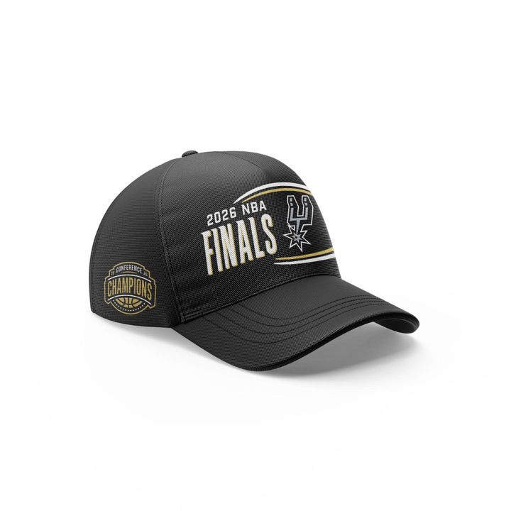 (Adult & Kids) San Antonio Spurs  Charcoal 2026 NBA Western Conference Champions Two-Sided T-Shirt
