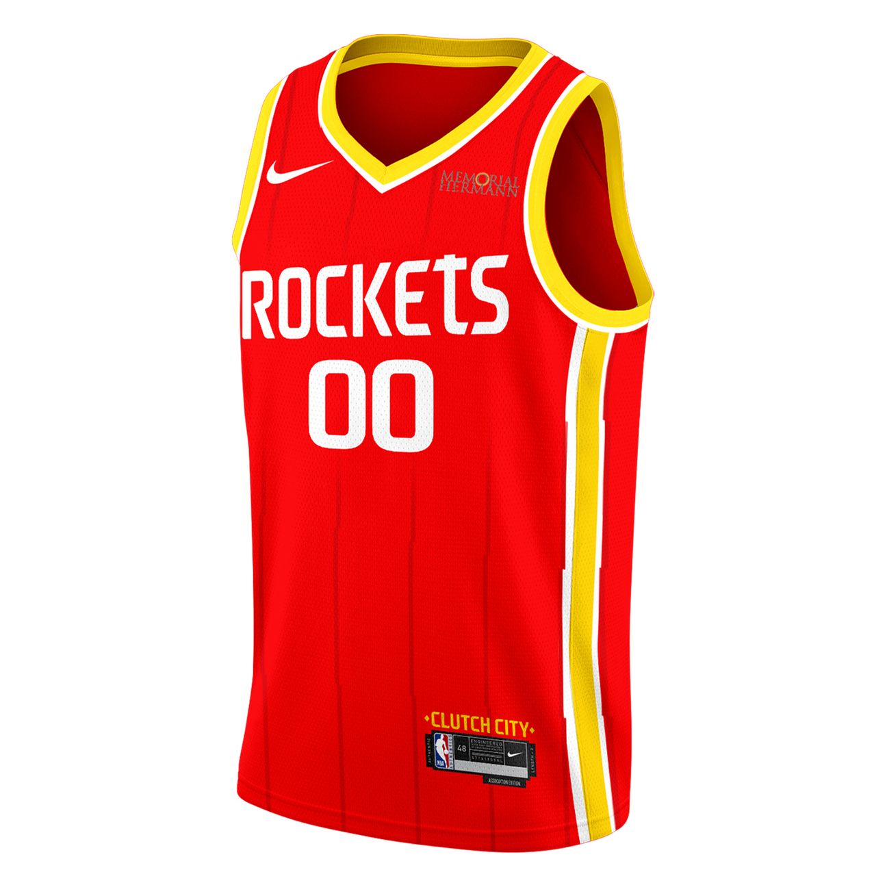 Houston Rockets Clutch City Jersey - Red