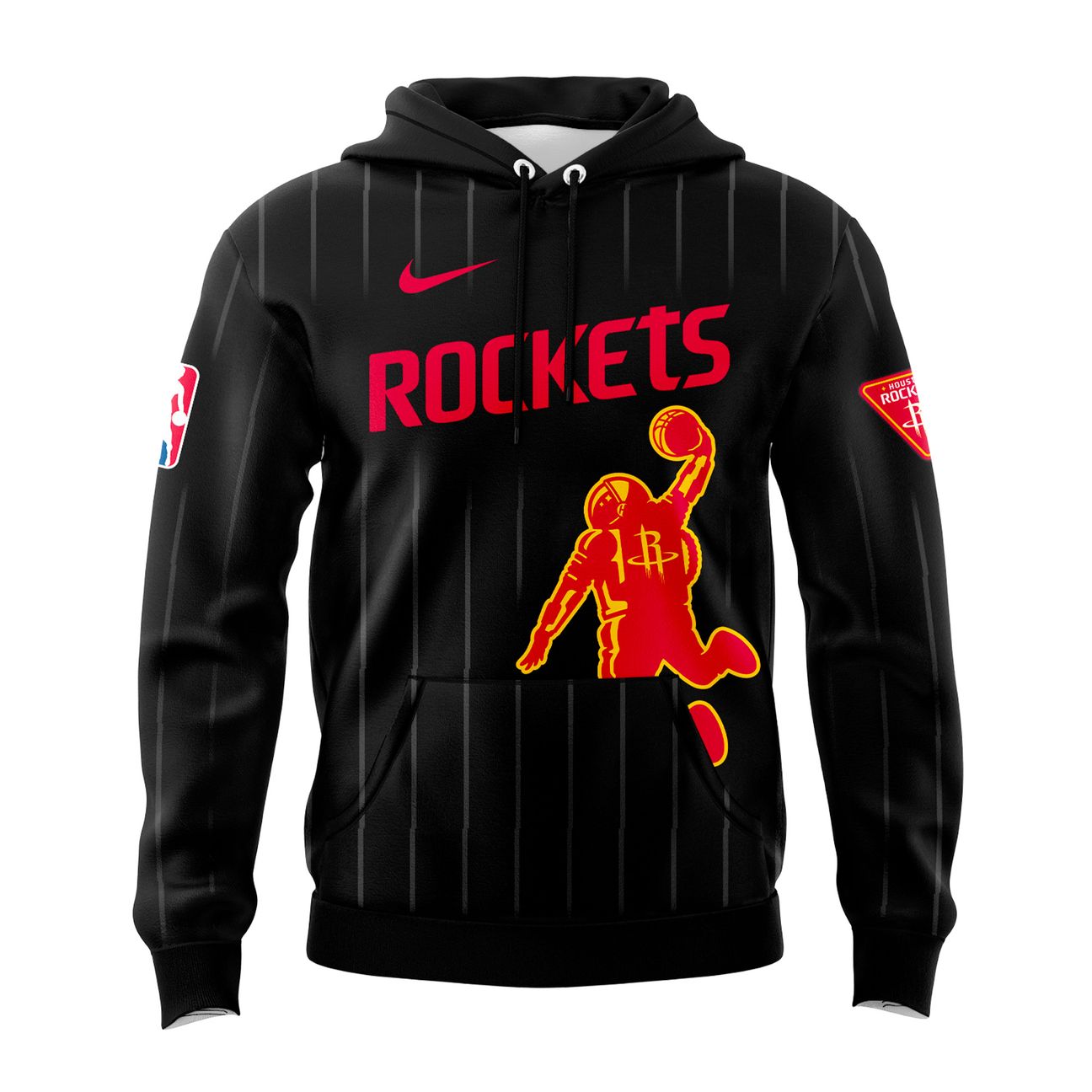 Houston Rockets 2026 New Logo Hoodie - Black