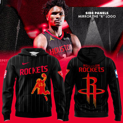 Houston Rockets 2026 New Logo Hoodie - Black