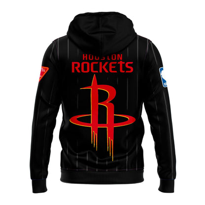 Houston Rockets 2026 New Logo Hoodie - Black
