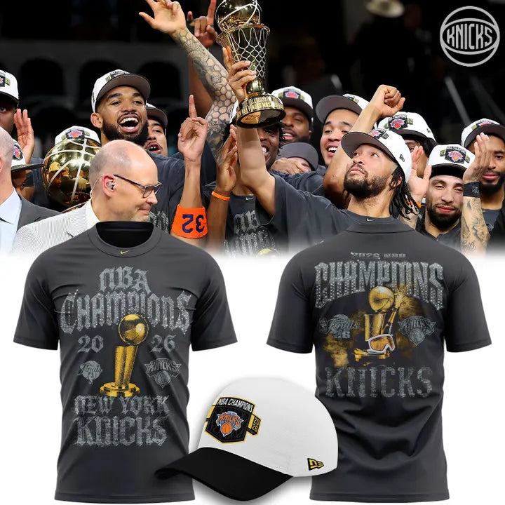 2026 Finals Champions Limited Edition On Court T-Shirt - Gray