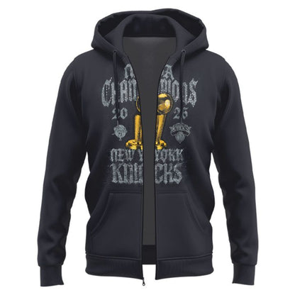 2026  Finals Champions Limited Edition On Court Zip Hoodie - Gray