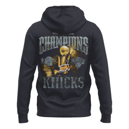2026  Finals Champions Limited Edition On Court Zip Hoodie - Gray