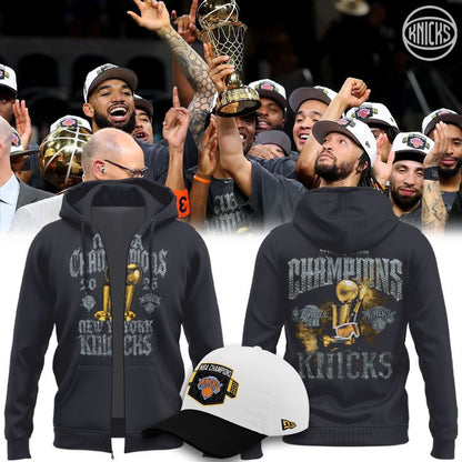 2026  Finals Champions Limited Edition On Court Zip Hoodie - Gray
