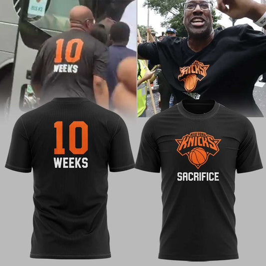 New York Knicks 10 Weeks Sacrifice T-Shirt