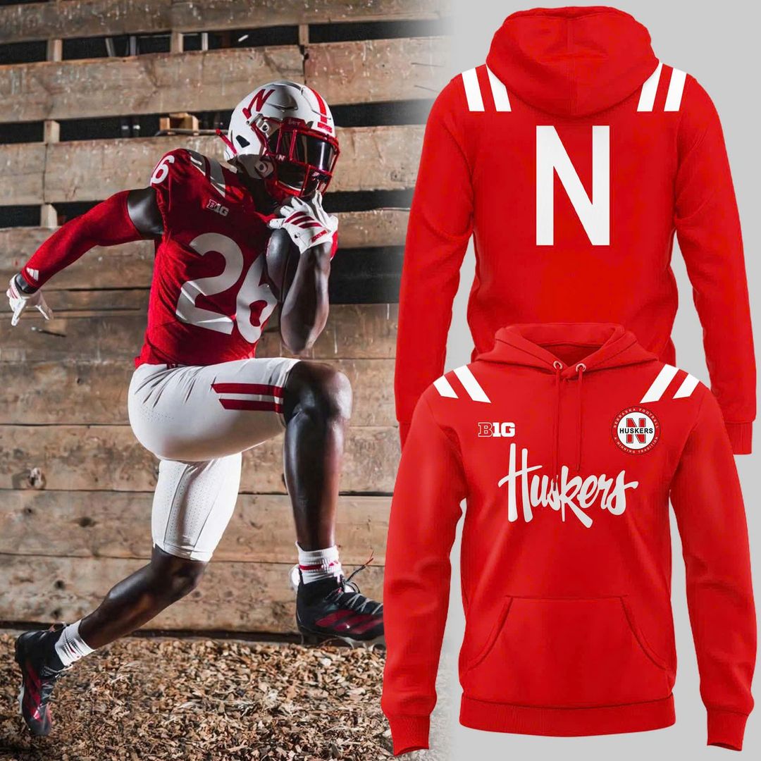 Special 2026 Uniform Nebraska Football Hoodie