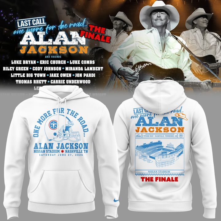 Exclusive Version Alan Jackson x Tennessee Titans "Last Call... The Finale" Hoodie 2026
