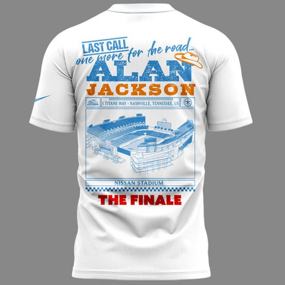 Exclusive Version Alan Jackson x Tennessee Titans "Last Call... The Finale" Tshirt 2026