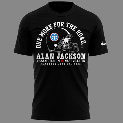 Exclusive Version Alan Jackson x Tennessee Titans "Last Call... The Finale" Black Tshirt 2026