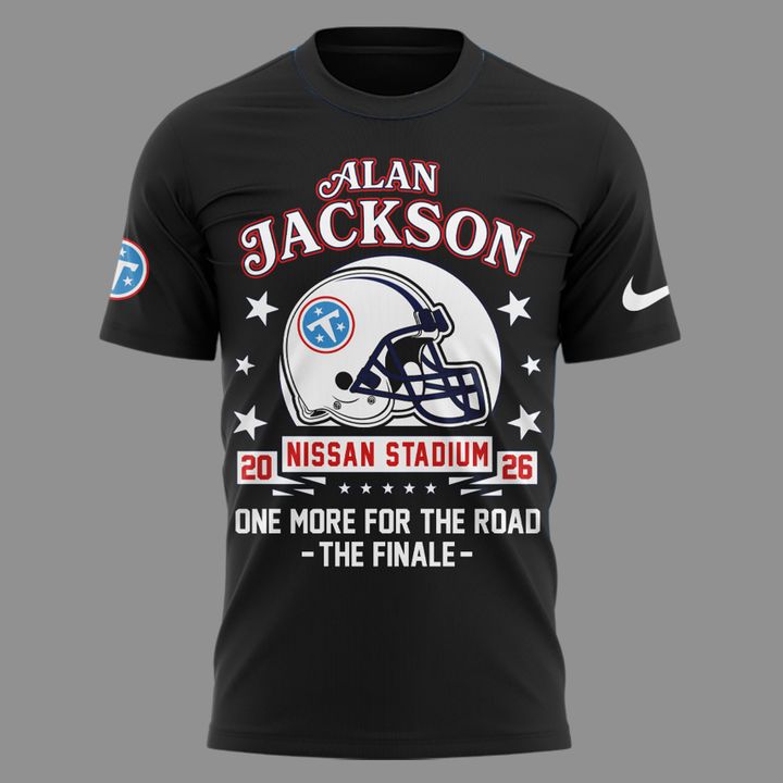Exclusive 2026 Alan Jackson x Tennessee Titans - Alan Jackson Last Call: One More for the Road - The Finale T-Shirt