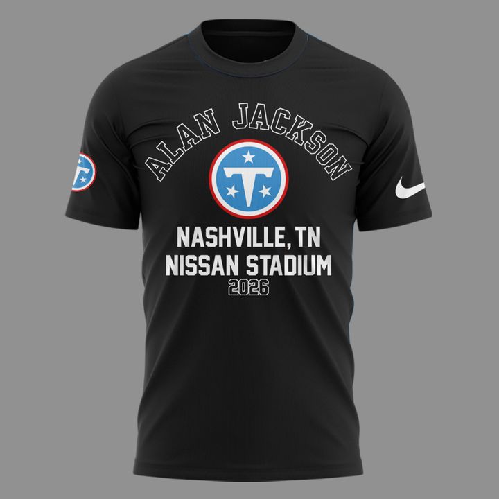Special 2026 Alan Jackson x Tennessee Titans - Alan Jackson Last Call: One More for the Road - The Finale T-Shirt