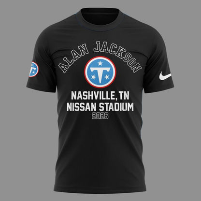 Special 2026 Alan Jackson x Tennessee Titans - Alan Jackson Last Call: One More for the Road - The Finale T-Shirt
