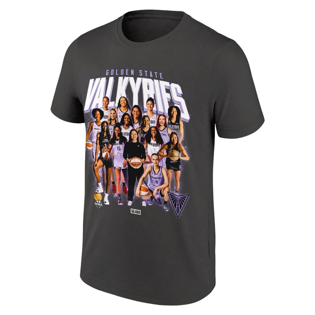 Exclusive SLAM Cover Golden State Valkyries T-Shirt Team Print!