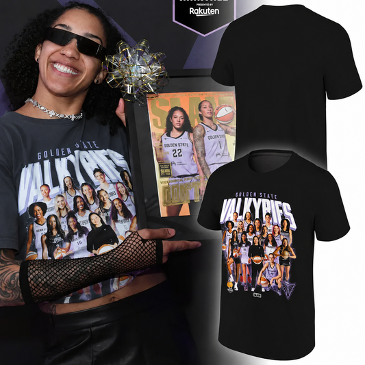 Exclusive SLAM Cover Golden State Valkyries T-Shirt Team Print!