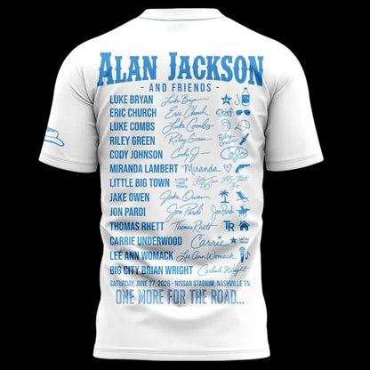 Exclusive Version Alan Jackson "Last Call... The Finale" Tshirt 2026