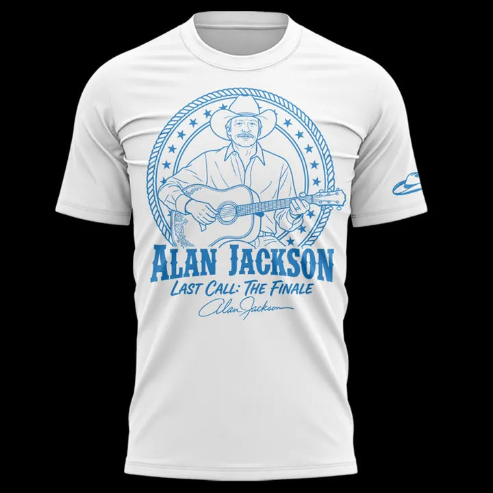 Exclusive Version Alan Jackson "Last Call... The Finale" Tshirt 2026
