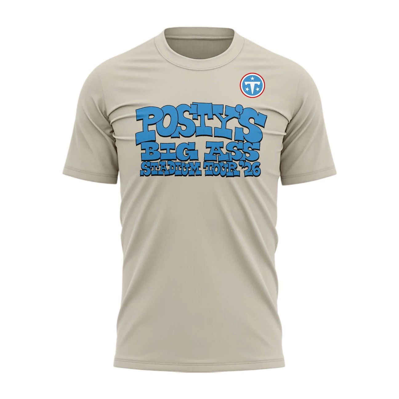 Post Malone Big Ass Stadium Tour x Tennessee Titans T-Shirt