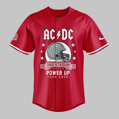 02.3. AC/DC x Ohio State Buckeyes Football - Power Up Tour 2026 Jersey