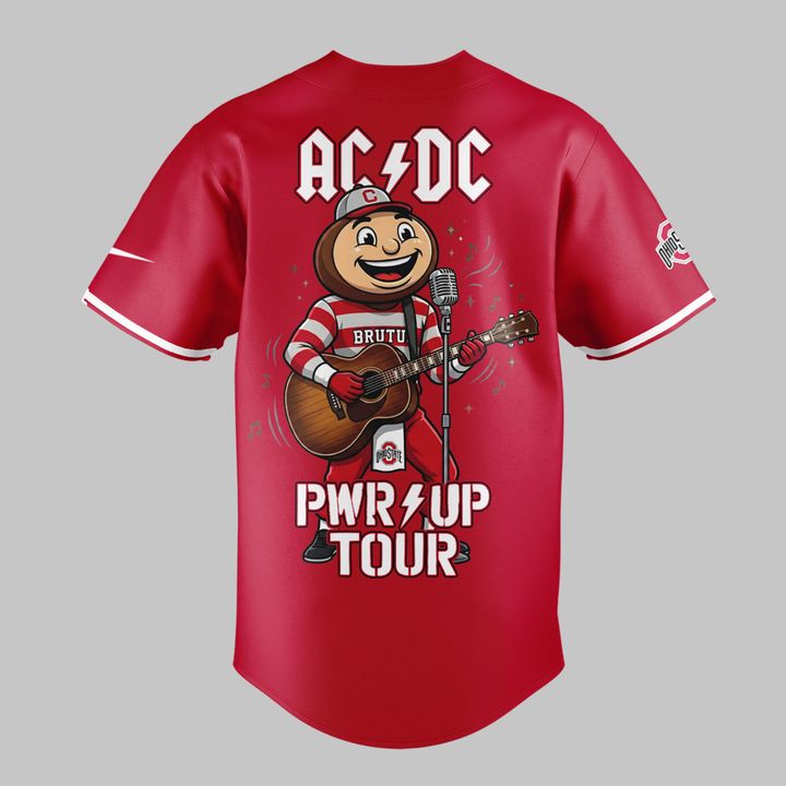 02.3. AC/DC x Ohio State Buckeyes Football - Power Up Tour 2026 Jersey