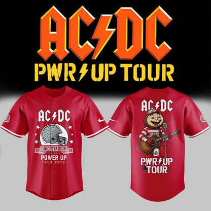 02.3. AC/DC x Ohio State Buckeyes Football - Power Up Tour 2026 Jersey