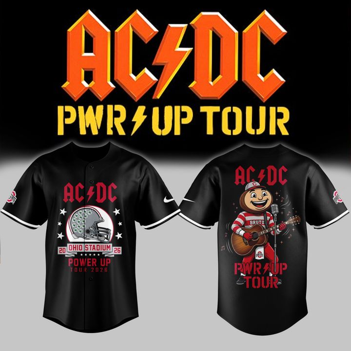 02.4. AC/DC x Ohio State Buckeyes Football - Power Up Tour 2026 Jersey