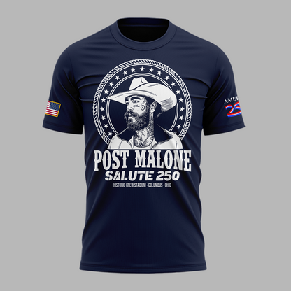 Exclusive Version 2026 Post Malone American 250th Anniversary Tshirt