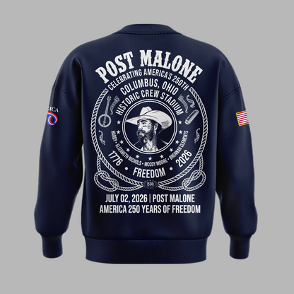 Exclusive Version 2026 Post Malone American 250th Anniversary Sweat