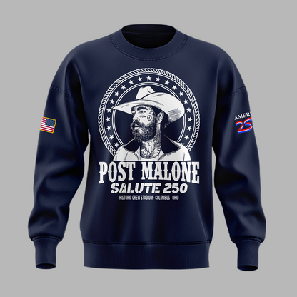 Exclusive Version 2026 Post Malone American 250th Anniversary Sweat