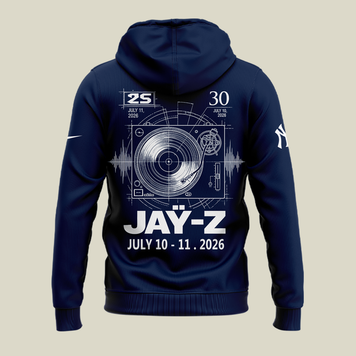 Exclusive Version JAŸ-Z Yankee Stadium Shows Hoodie 2026