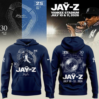 Exclusive Version JAŸ-Z Yankee Stadium Shows Hoodie 2026