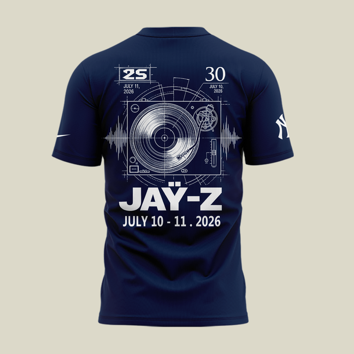 Exclusive Version JAŸ-Z Yankee Stadium Shows Tshirt 2026