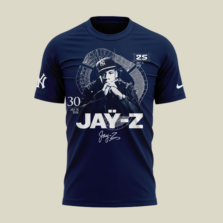 Exclusive Version JAŸ-Z Yankee Stadium Shows Tshirt 2026