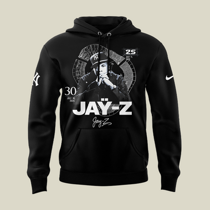 Exclusive Version JAŸ-Z Yankee Stadium Shows Black Hoodie 2026
