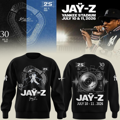 Exclusive Version JAŸ-Z Yankee Stadium Shows Black Sweat 2026
