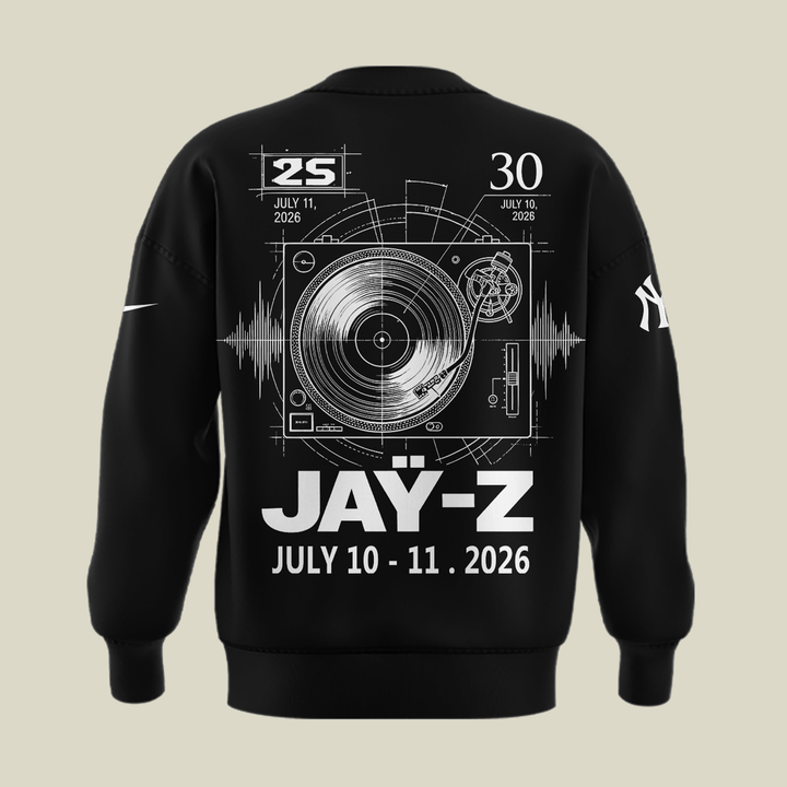 Exclusive Version JAŸ-Z Yankee Stadium Shows Black Sweat 2026