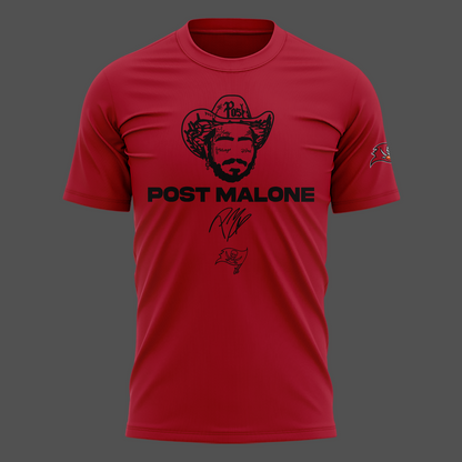 Exclusive Post Malone x Tampa Bay Buccaneers Red T-Shirt 2026